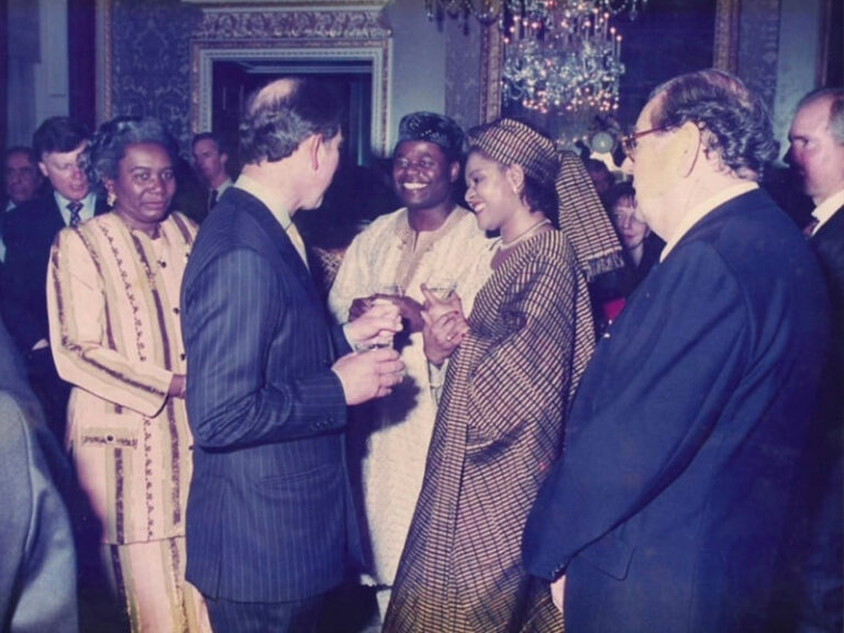 Prof Ken Ife with Prince Charles