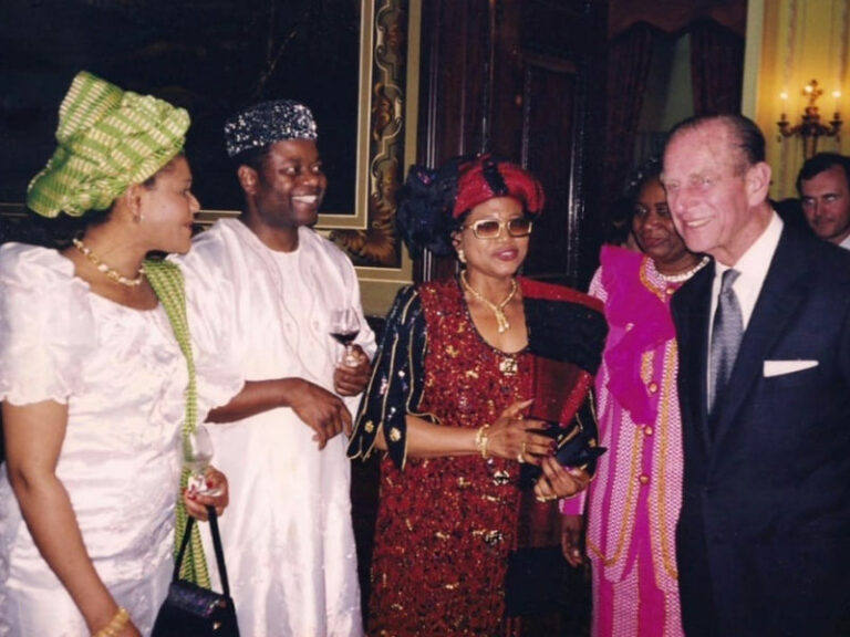 Prof Ken Ife with Prince Phillip