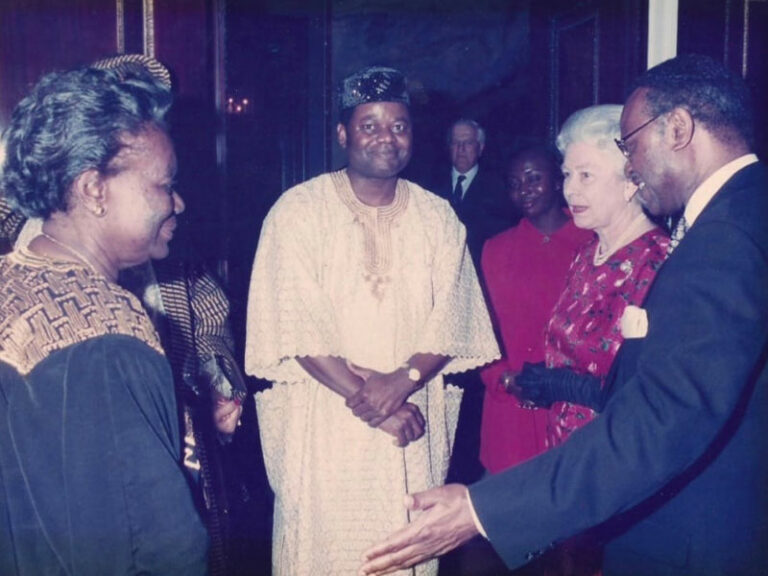 Prof Ken Ife with Her Majesty the Queen